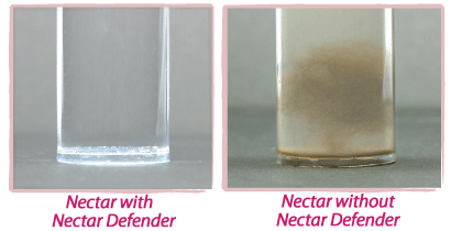 Feeders with Nectar Defender� and without